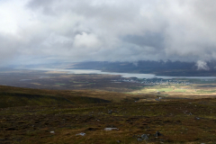 Blick ins Tal nach Egilsstaðir